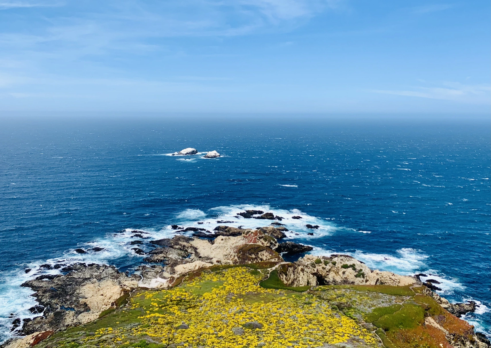 <p>Soberanes Point，大风吹</p>
